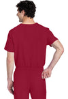 RED - Cherokee WW Originals Ultra Unisex Scrub Top - Back View