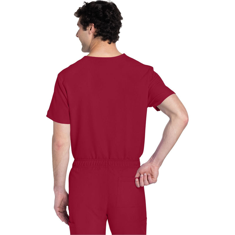 red - Unisex V-Neck Top