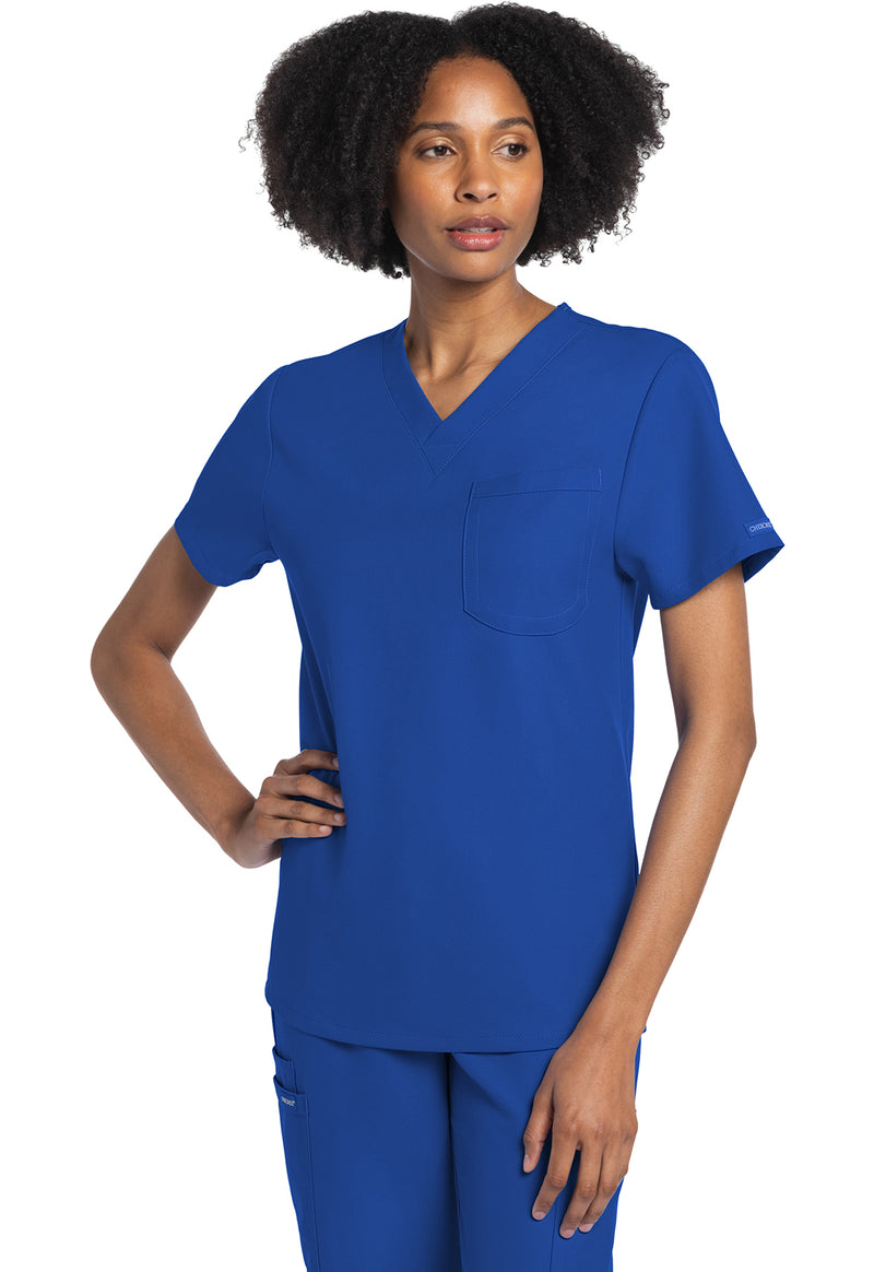 Royal - Cherokee WW Originals Ultra Unisex Scrub Top - Front View