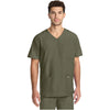 olive - Men's Tuck-in V-Neck Top