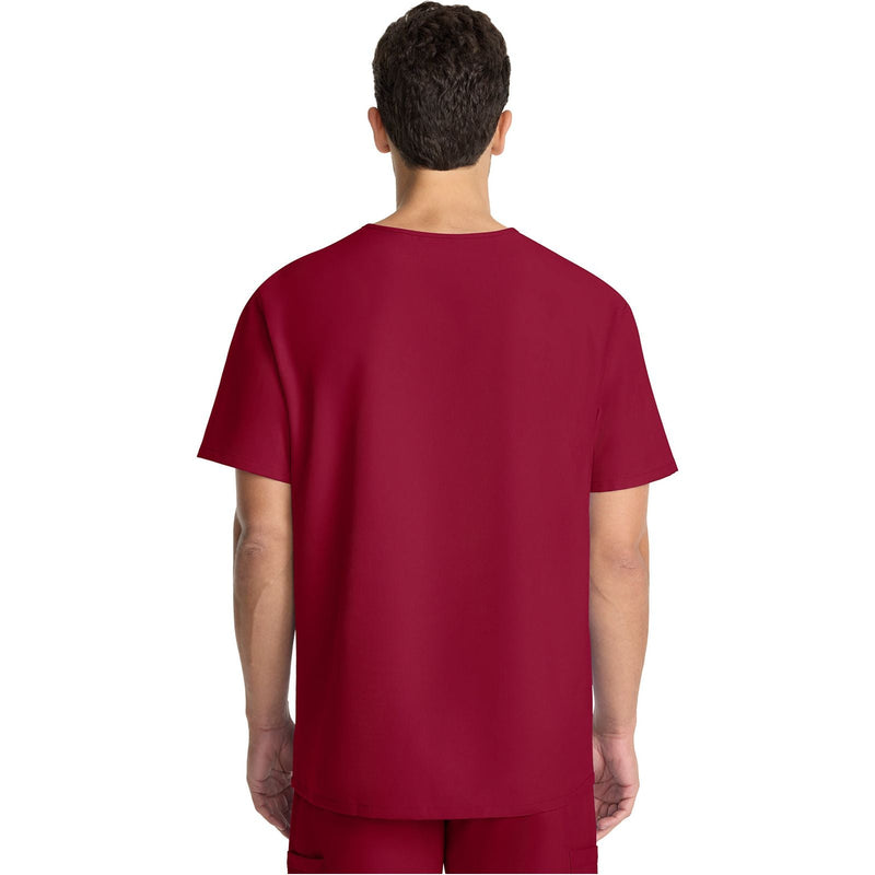 red - Men's Tuck-in V-Neck Top