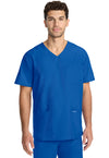 Royal - Cherokee WW Originals Ultra Men Scrub Top - Front View