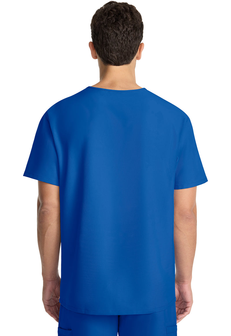 Royal - Cherokee WW Originals Ultra Men Scrub Top - Back View