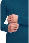 Caribbean Blue - Men's Long Sleeve Underscrub Knit Tee (View 2)