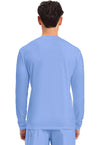 Ciel Blue - Men's Long Sleeve Underscrub Knit Tee (Back)