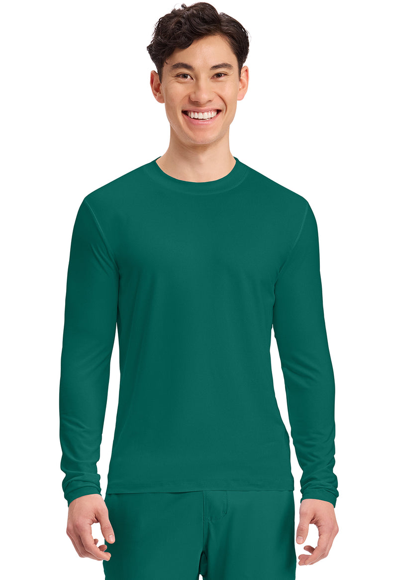 Hunter Green - Men's Long Sleeve Underscrub Knit Tee