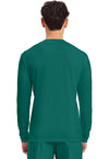 Hunter Green - Men's Long Sleeve Underscrub Knit Tee (Back)