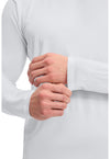 White - Men's Long Sleeve Underscrub Knit Tee (View 2)