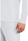 White - Men's Long Sleeve Underscrub Knit Tee (View 3)