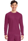 Wine - Men's Long Sleeve Underscrub Knit Tee