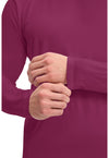 Wine - Men's Long Sleeve Underscrub Knit Tee (View 2)