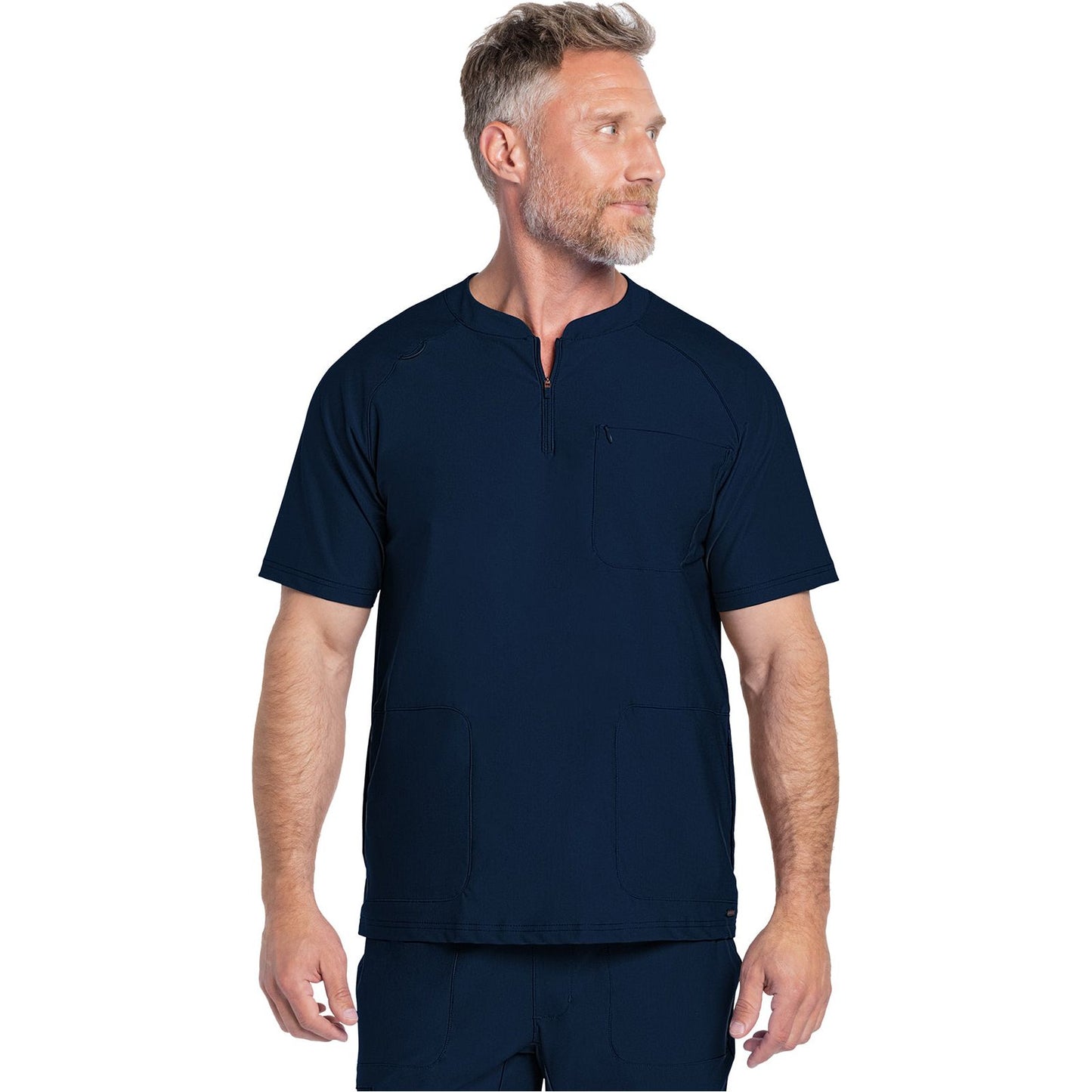 Men's Quarter Zip Henley Top