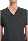 Black - Tuckable V-Neck Top (View 2)