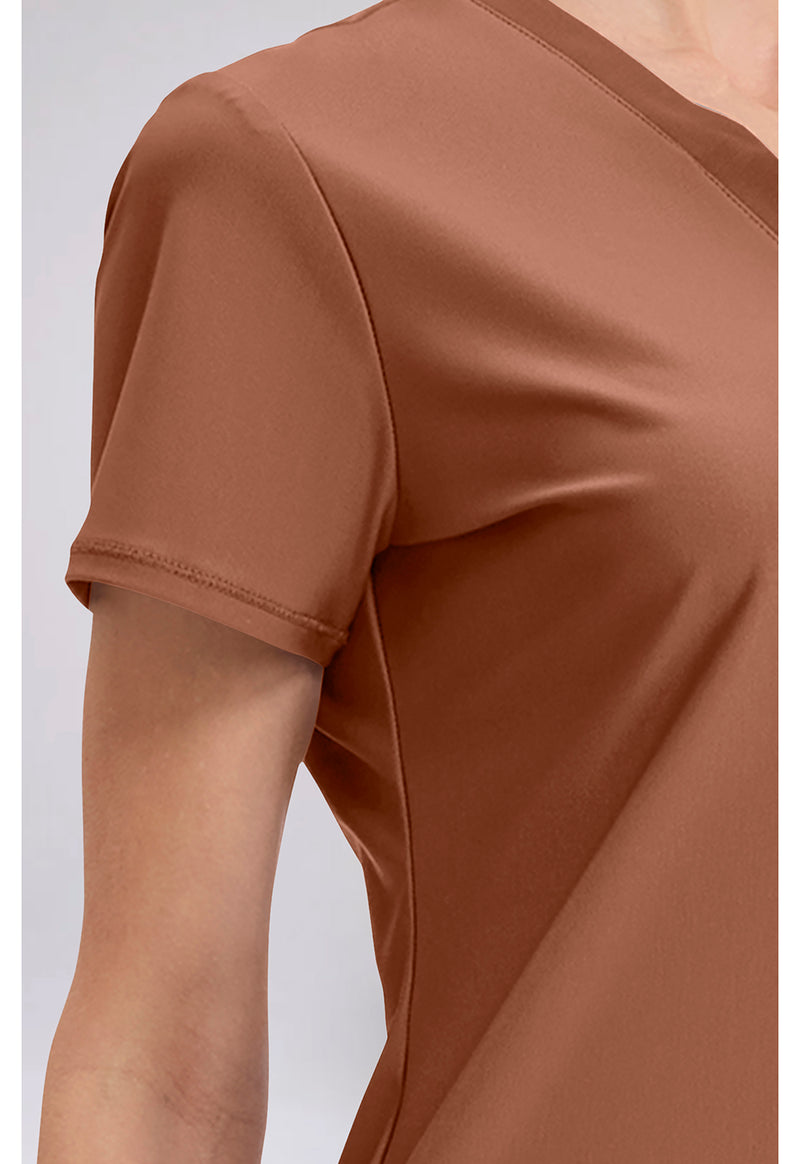 CaffÃ¨ Mocha - Tuckable V-Neck Top (View 4)