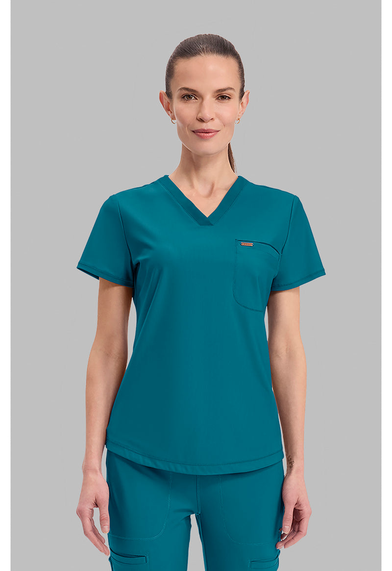 Paradise Cove - Tuckable V-Neck Top