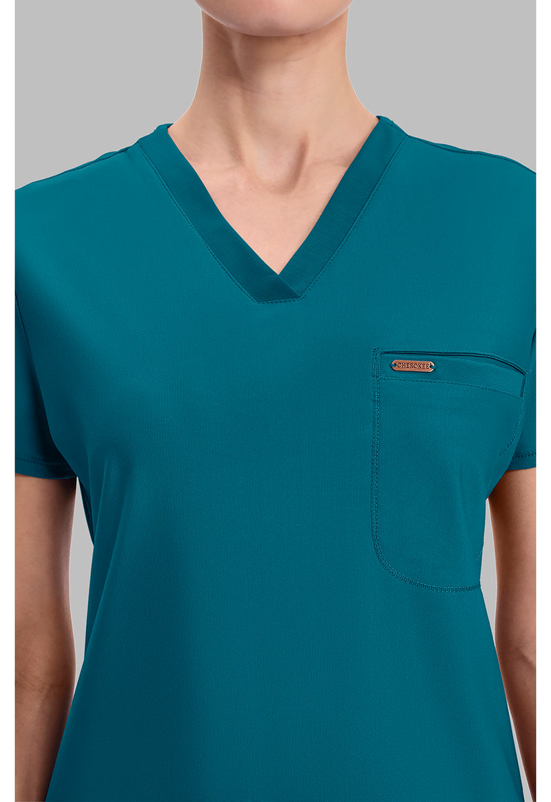 Paradise Cove - Tuckable V-Neck Top (View 3)