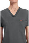 Pewter - Tuckable V-Neck Top (View 2)