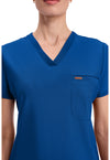 Royal - Tuckable V-Neck Top (View 2)