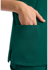 HUNTER - Women's 2-Pocket V-Neck Scrub Top (View 3)
