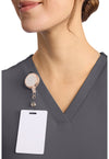 pewter - Women's 2-Pocket V-Neck Top (View 2)
