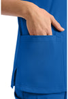 Royal - Women's 2-Pocket V-Neck Scrub Top (View 3)