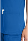Royal - Women's 2-Pocket V-Neck Scrub Top (View 4)