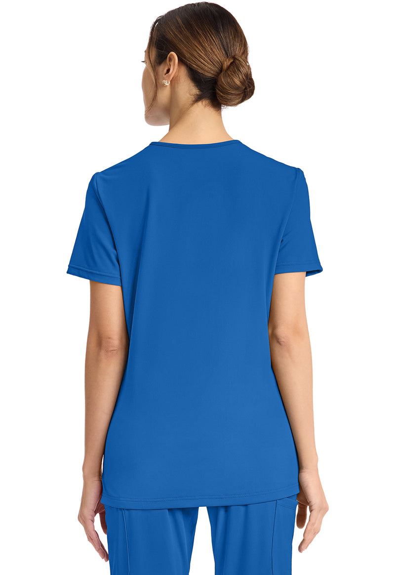 Royal - Cherokee Achieve Women Scrub Top - Back View