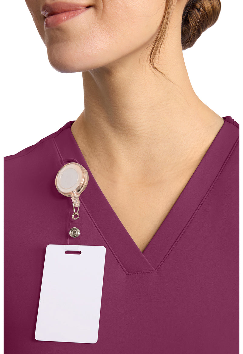 wine - Women's 2-Pocket V-Neck Top (View 2)