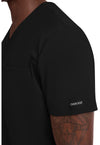 Black - Men's 1-Pocket Tuck-In Scrub Top (View 3)