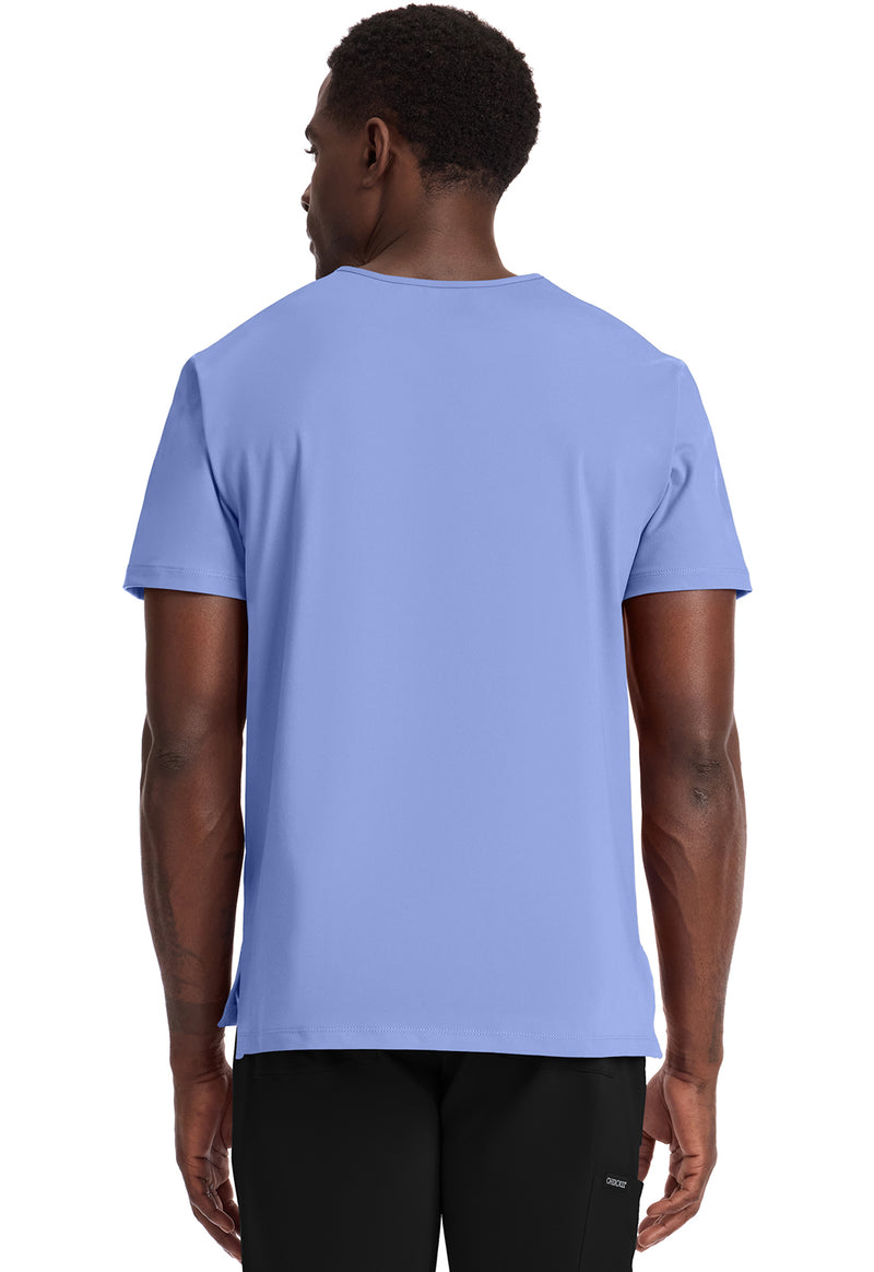 Ciel - Cherokee Achieve Men Scrub Top - Back View