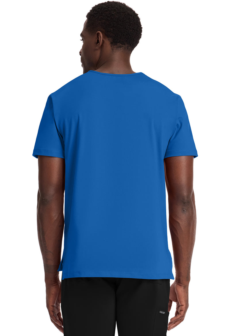 Royal - Cherokee Achieve Men Scrub Top - Back View