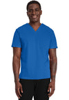 Royal - Cherokee Achieve Men Scrub Top - Front View
