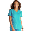 teal blue - V-Neck Top