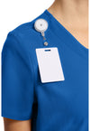 Royal - Women's 2-Pocket Snap-Front Scrub Top (View 2)