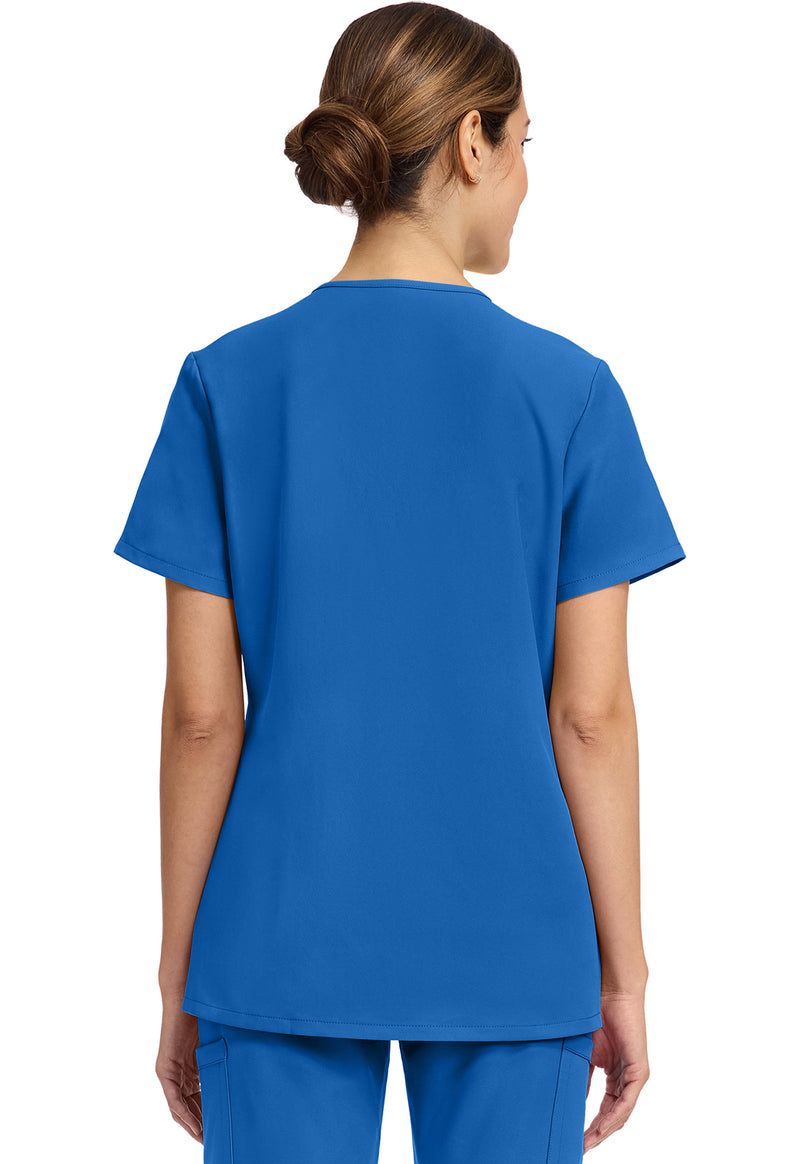 Royal - Cherokee WW Originals Ultra Women Scrub Top - Back View
