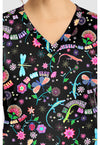 Celebrate You - Women's Print V-Neck Top (View 2)