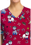 COWGIRL KITTY - Women's Print V-Neck Top (View 2)