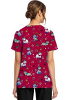 COWGIRL KITTY - Women's Print V-Neck Top (Back)