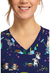 Clean Up Crew - Women's Print V-Neck Top (View 2)