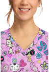 Feline Female - Women's Print V-Neck Top (View 2)