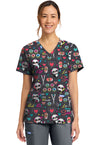 GIRLS GONE WASABI - Women's Print V-Neck Top