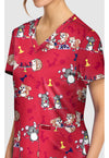 GAME NIGHT - Women's Print V-Neck Top (View 2)