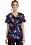 HOCUS CROAKUS - Women's Print V-Neck Top