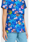 Hippo Water Mus - Women's Print V-Neck Top (View 4)