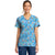 Women's Print V-Neck Top