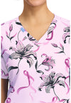 LOVING LILIES - Women's Print V-Neck Top (View 2)