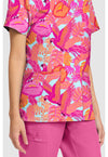 Macaw Mania - Women's Print V-Neck Top (View 4)