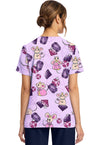 PRINCESS MOUSE - Women's Print V-Neck Top (Back)