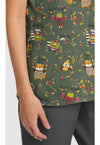 SWEATER WEATHER - Women's Print V-Neck Top (View 3)