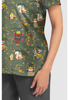 SWEATER WEATHER - Women's Print V-Neck Top (View 4)